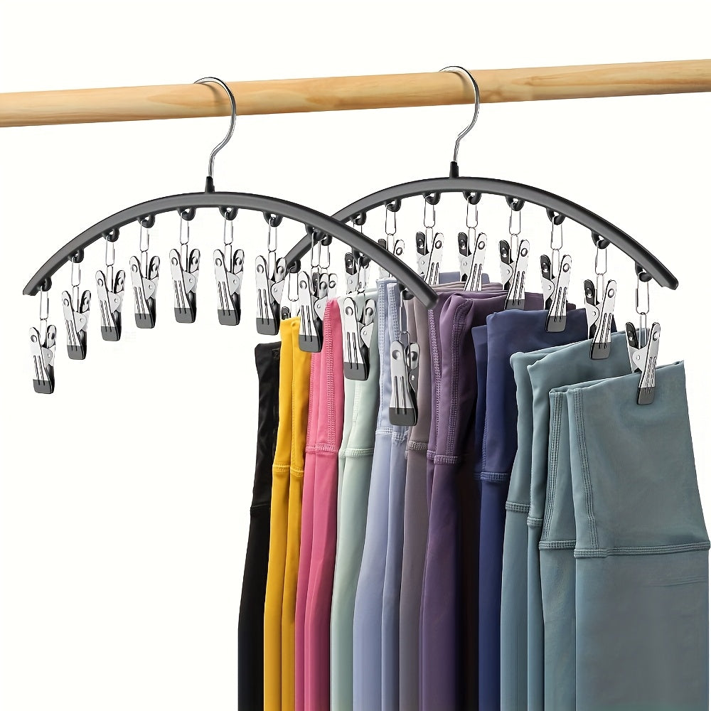 legging organizer closet metal yoga pants hangers 10 clips