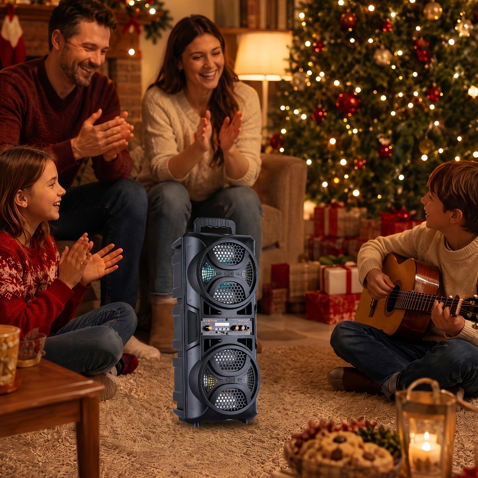 3000w portable bluetooth speaker   5 subwoofer stereo