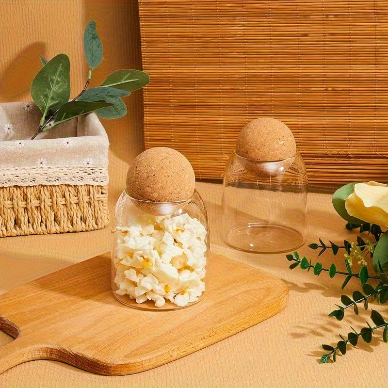 12pcs 500ml 17oz glass storage jar kitchen sealed glass