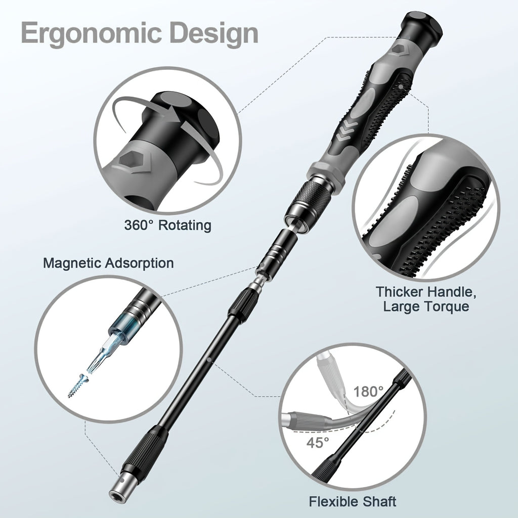 117 in 1 small precision screwdriver set magnetic repair
