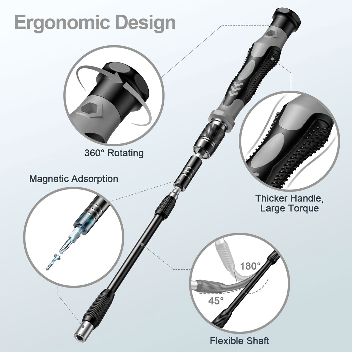 117 in 1 small precision screwdriver set magnetic repair