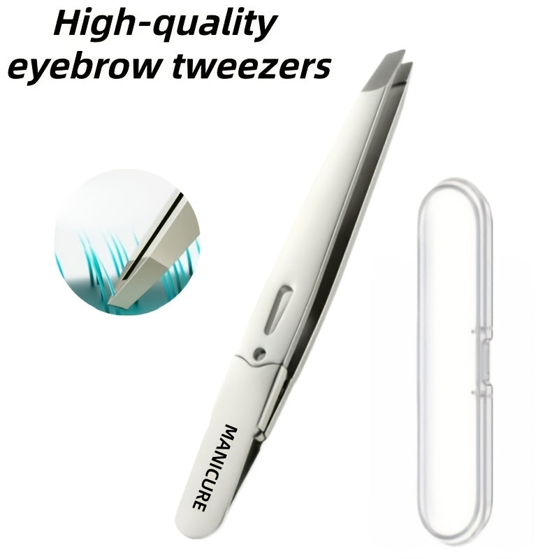 stainless steel professional eyebrow tweezers