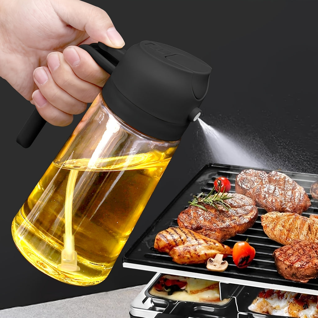 16oz glass oil sprayer 470ml olive oil sprayer 2 in 1