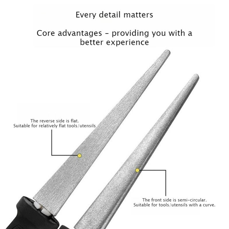 3pcs high quality diamond coated sharpening files suitable