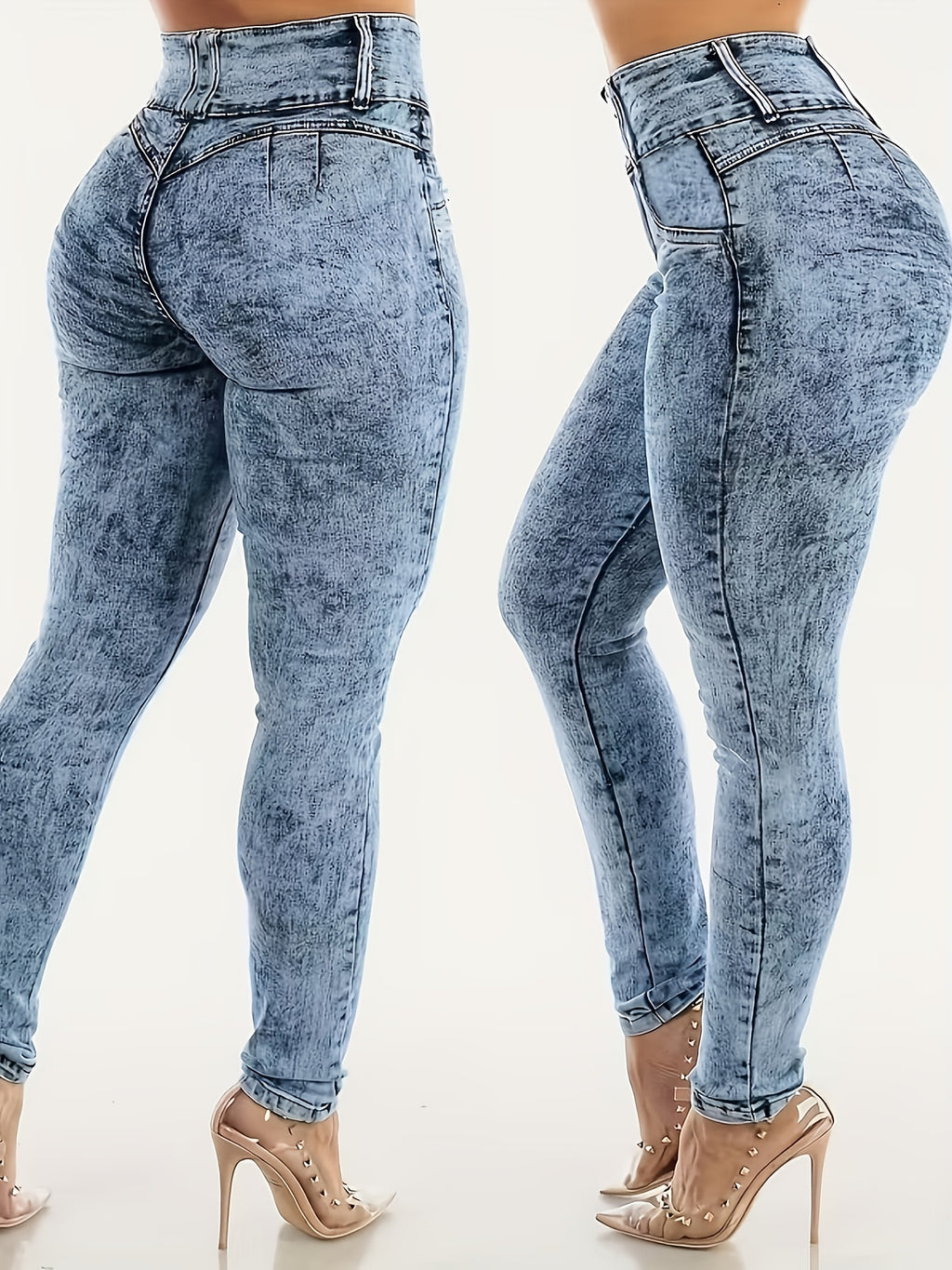 printed leggings not   denim fabric elegant womens fitted