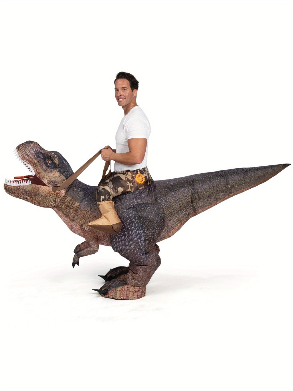 t rex inflatable dinosaur costume ride blow