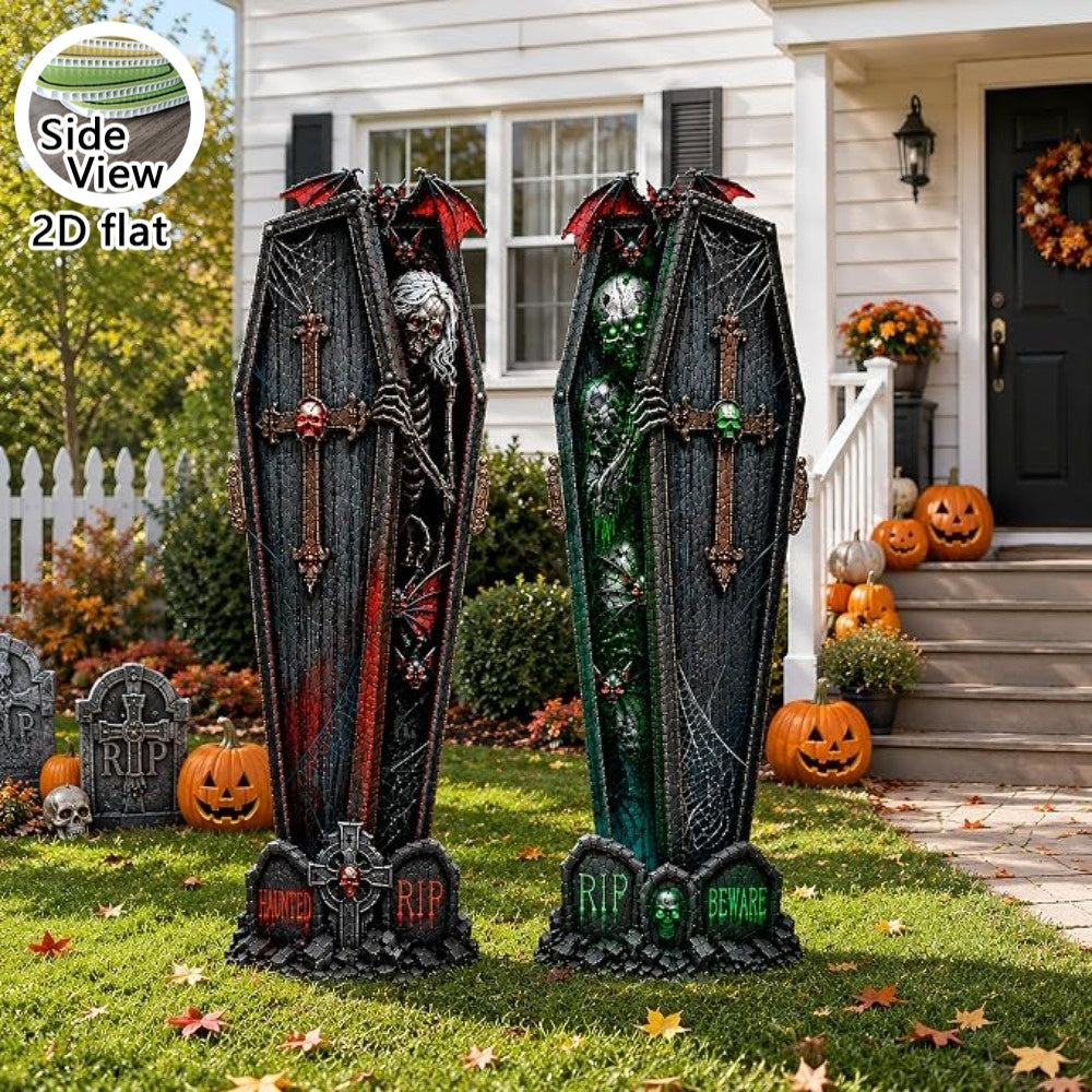 2d flat 2d flat 2d flat halloween yard sign   set