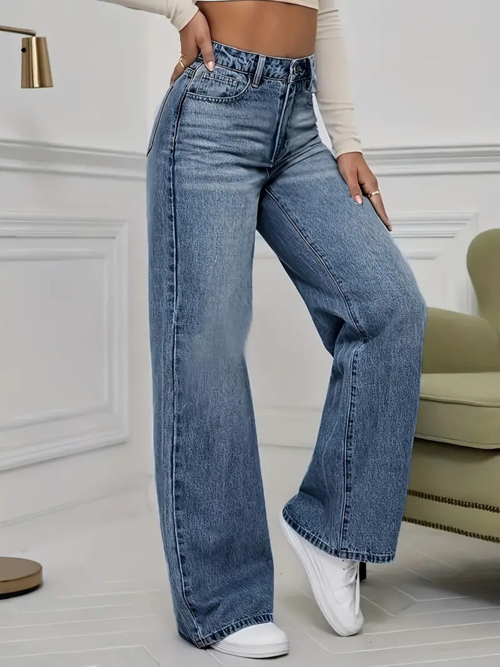 womens wide leg denim womens baggy wide leg denim pants