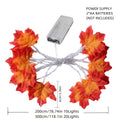 1 pack   led battery powered maple leaf fairy indoor