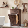 single double tilt trash cabinet drawer hidden wooden