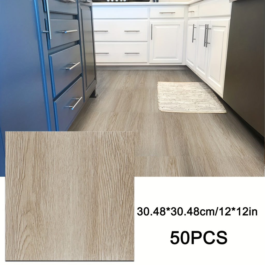 50pcs peel stick floor tiles 12 x 12 floor tiles peel stick