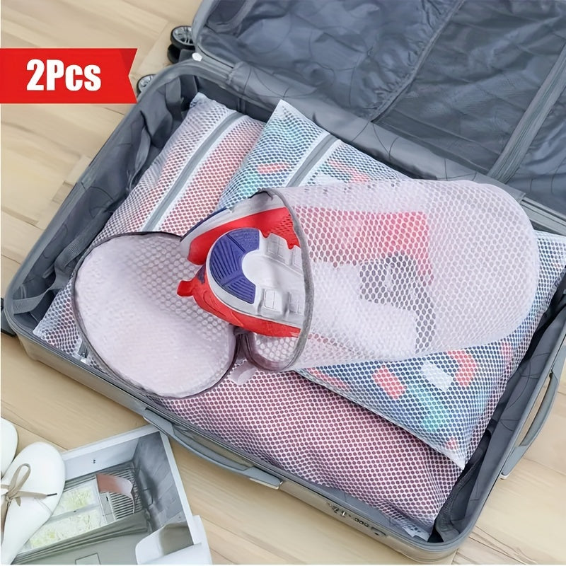 2pcs shoes washing bags sneaker mesh washing bag shoe