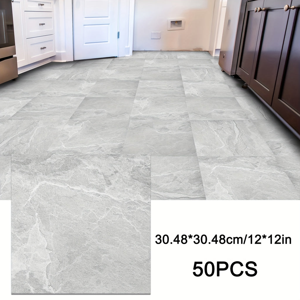 50pcs peel stick floor tiles 12 x 12 floor tiles peel stick