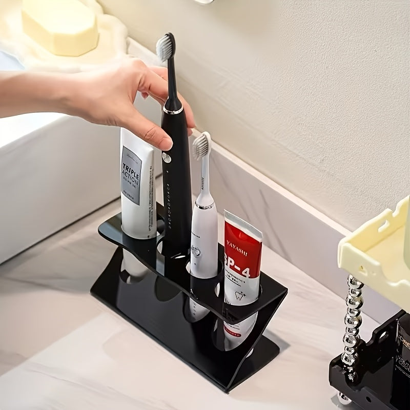 bathroom multipurpose storage rack toothbrush holder