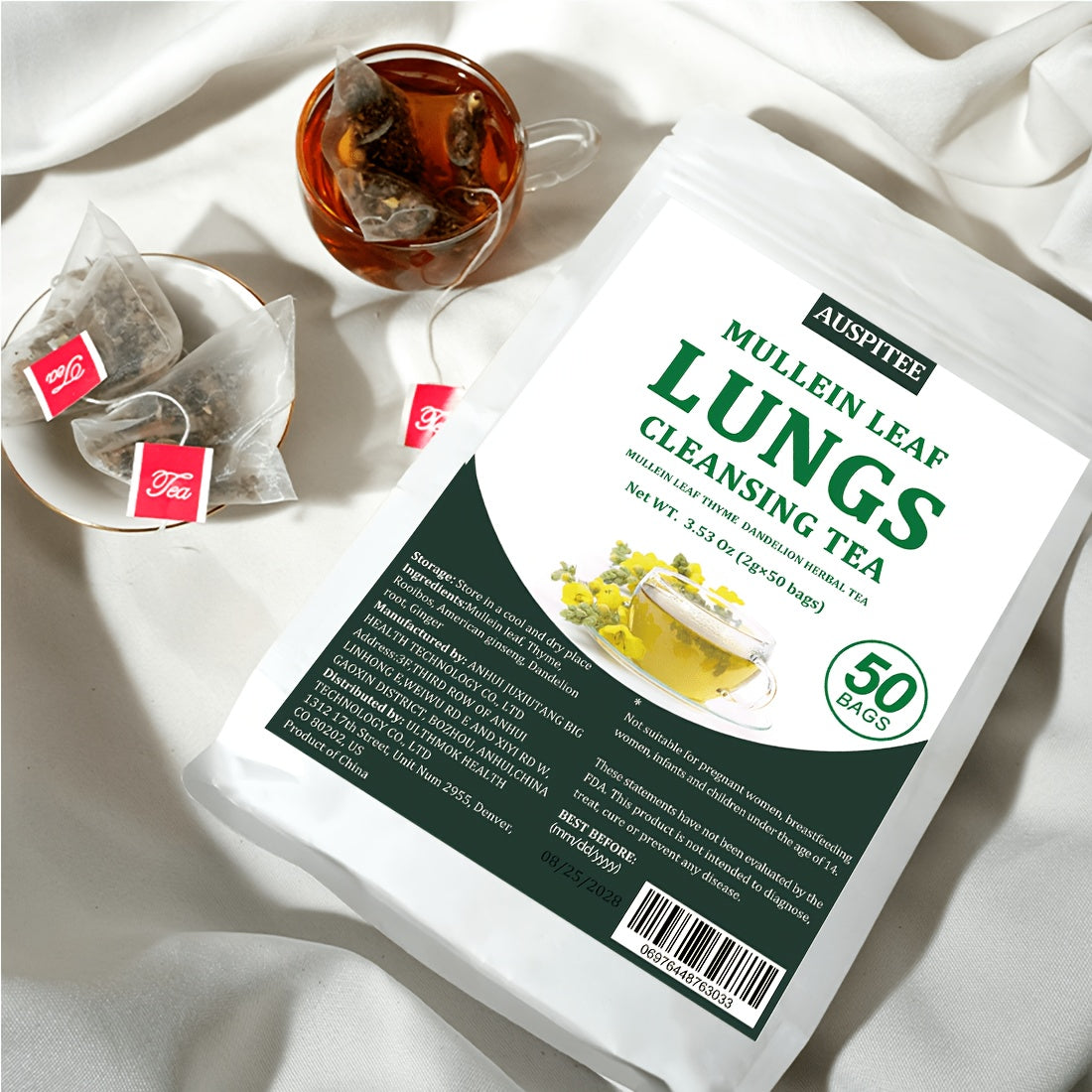 lungs tea 2g 50 bags   thyme   tea