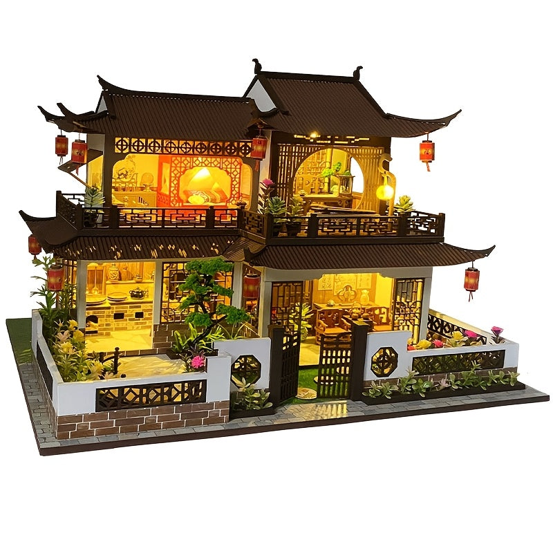 chinese architectural models 3d puzzles new styles villa