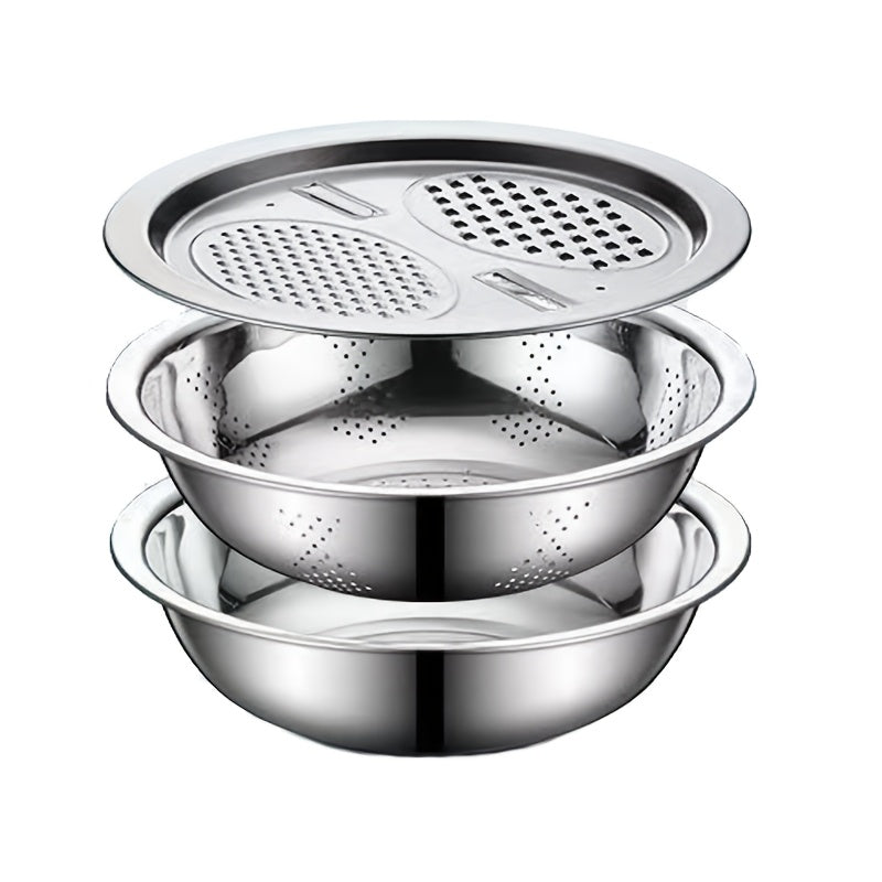 3pcs stainless steel kitchen set integrated grinder multi