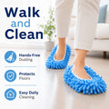 ultra   cleaning house blue mop slippers floor