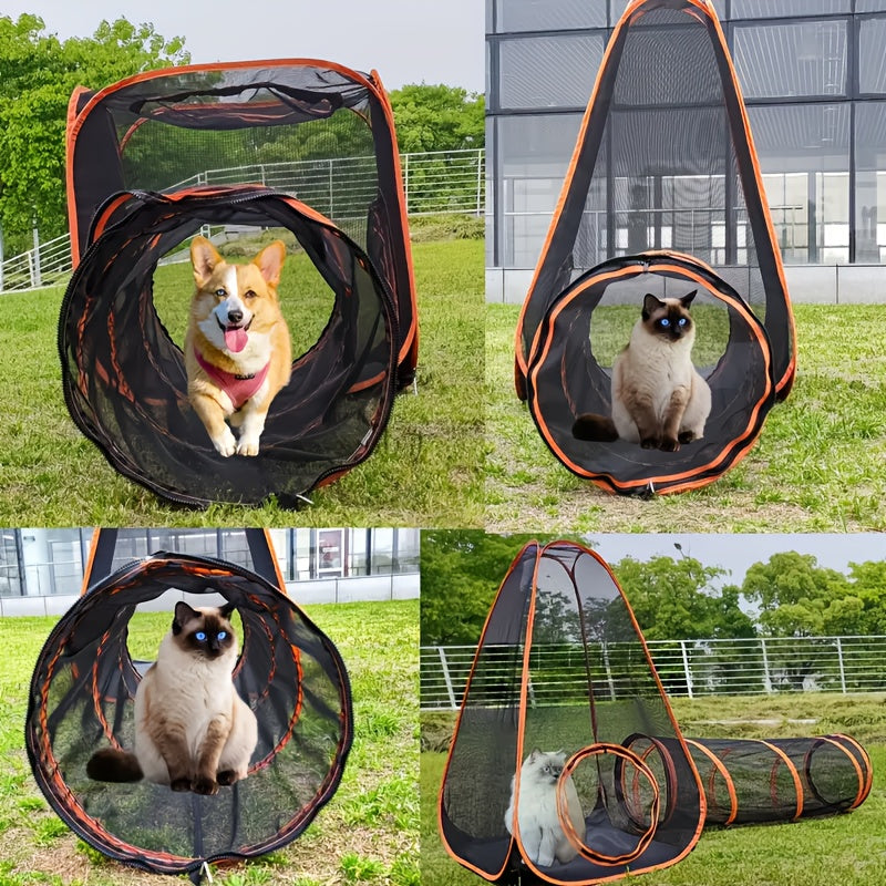 6 in 1 portable outdoor cat enclosure tent