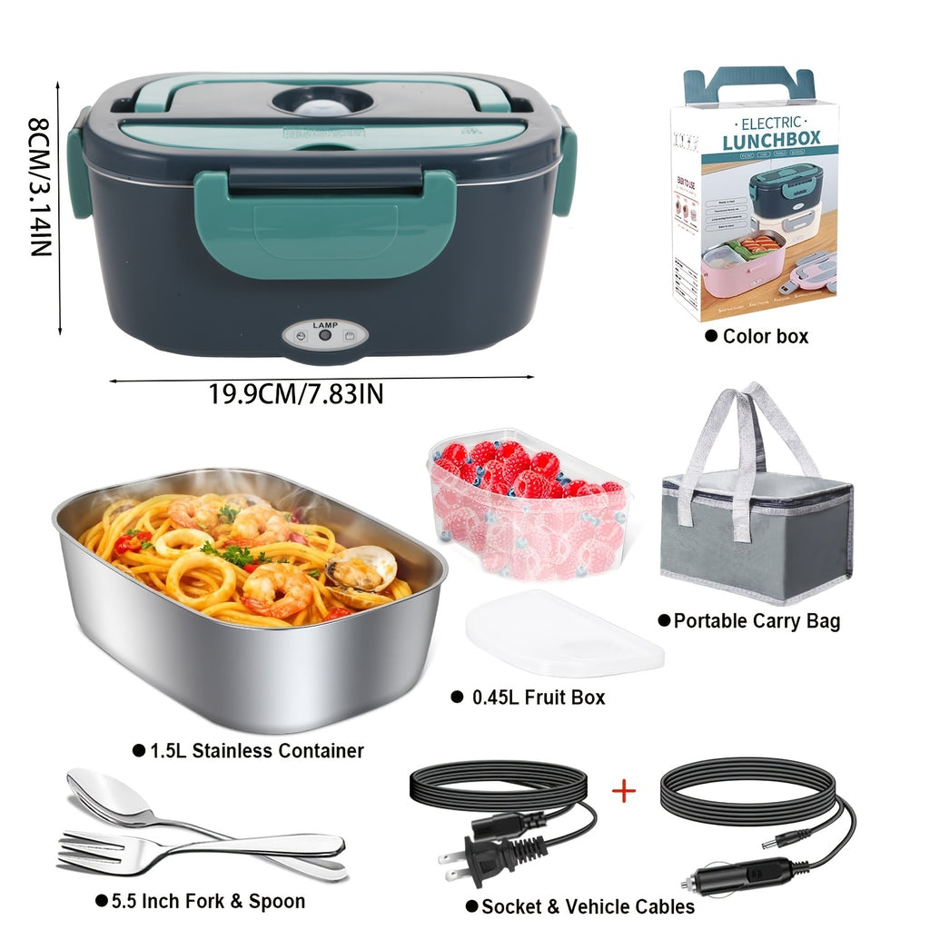 3in 1 lunch box 12v 24v car 120  portable food heater