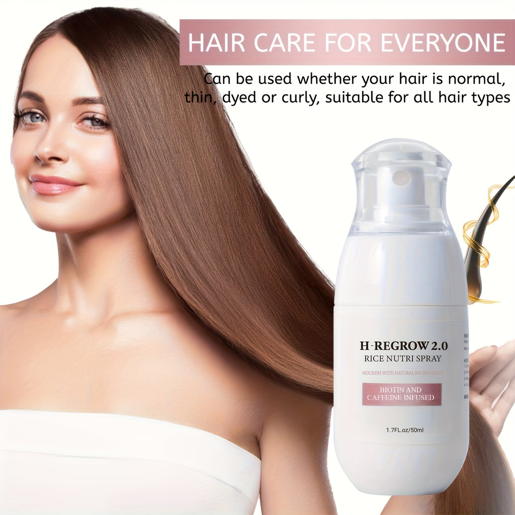 set 4 natural rice scalp sprays featuring hydrolyzed rice