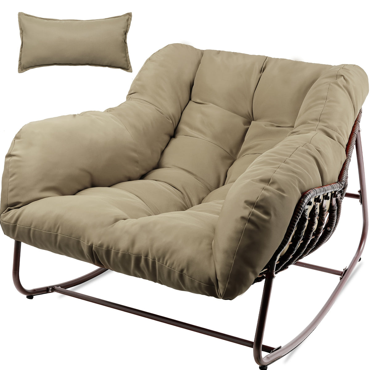 papasan rocking chair outdoor weather wicker papasan patio