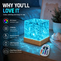 a small lamp exudes a sense luxury 16 color water ripple