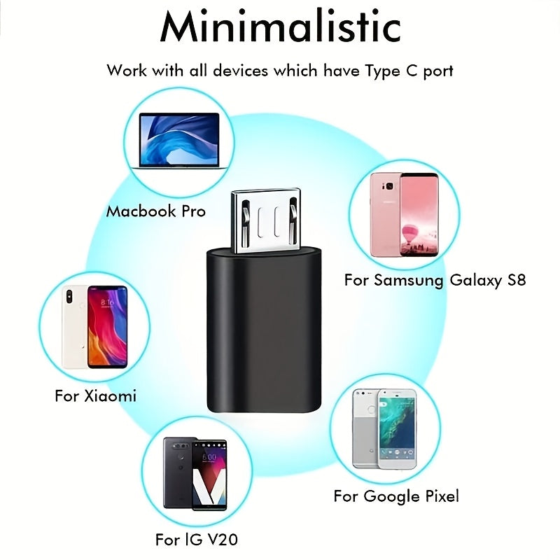 set 8 usb usb c   4 dual orientation usb 2 0 micro