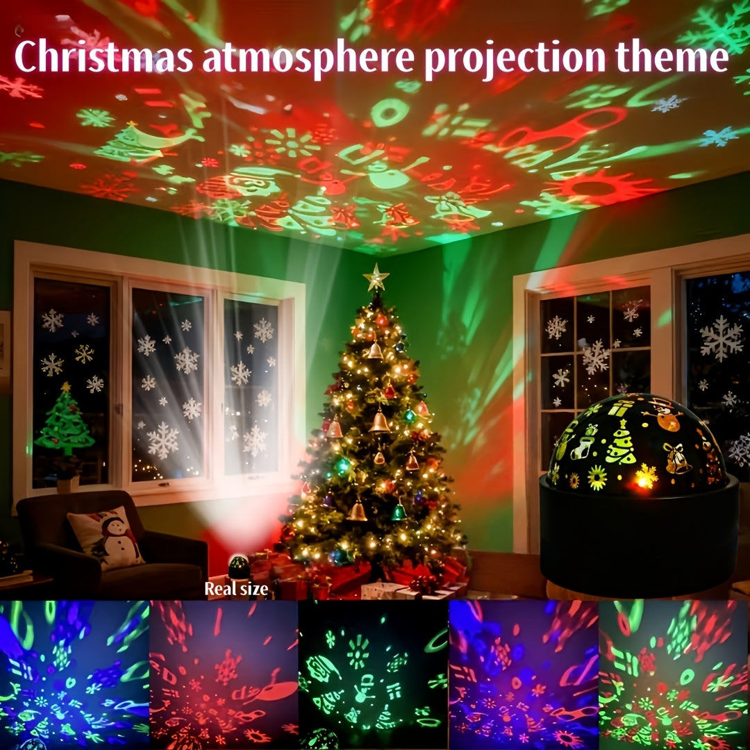 in 1 christmas theme night light dual use night light