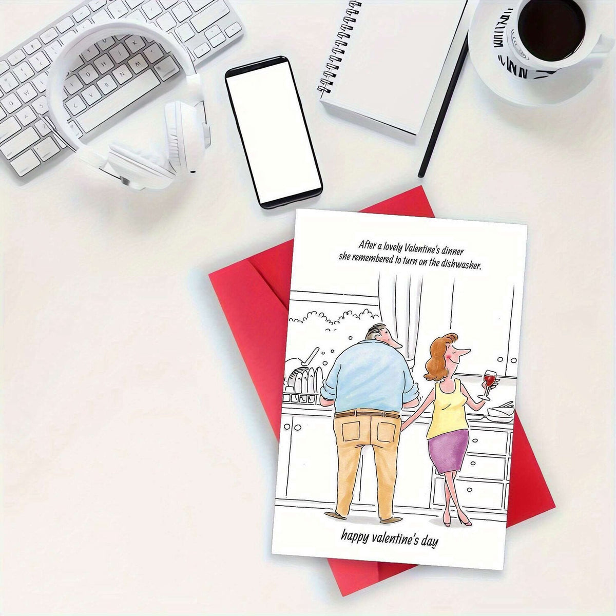 a fun valentines day card an envelope featuring a humorous