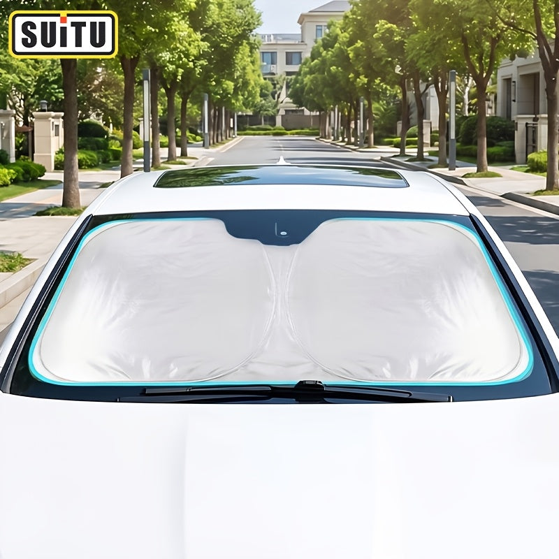 thick durable car sunshade front gear multi layer sunshade
