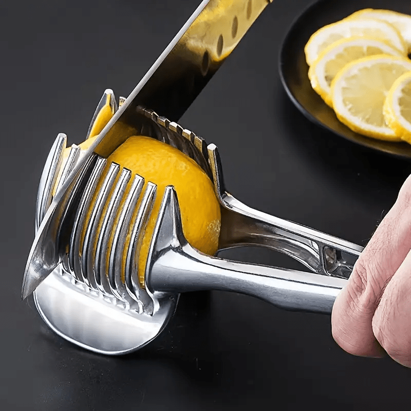 1pc lemon slicer tomato slicer aluminum lemon slicer