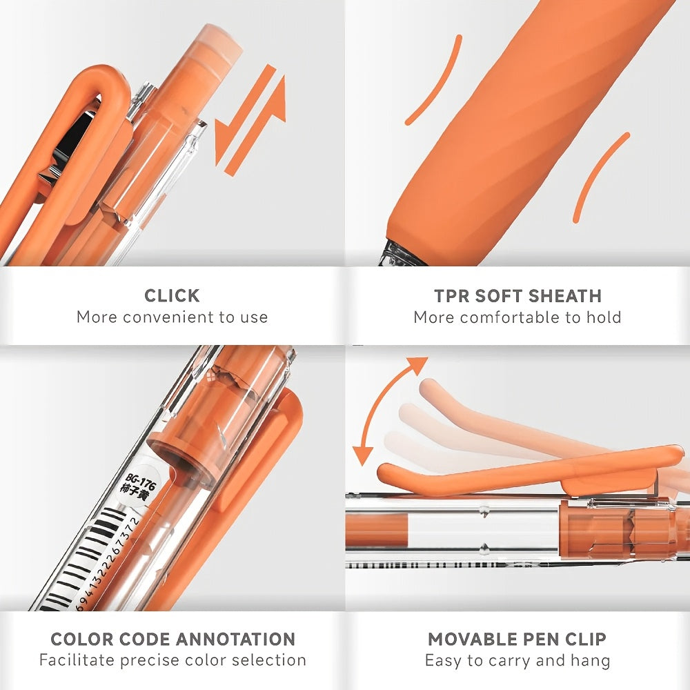 colored pens set 72 colors retractable gel pens 0 7mm fine
