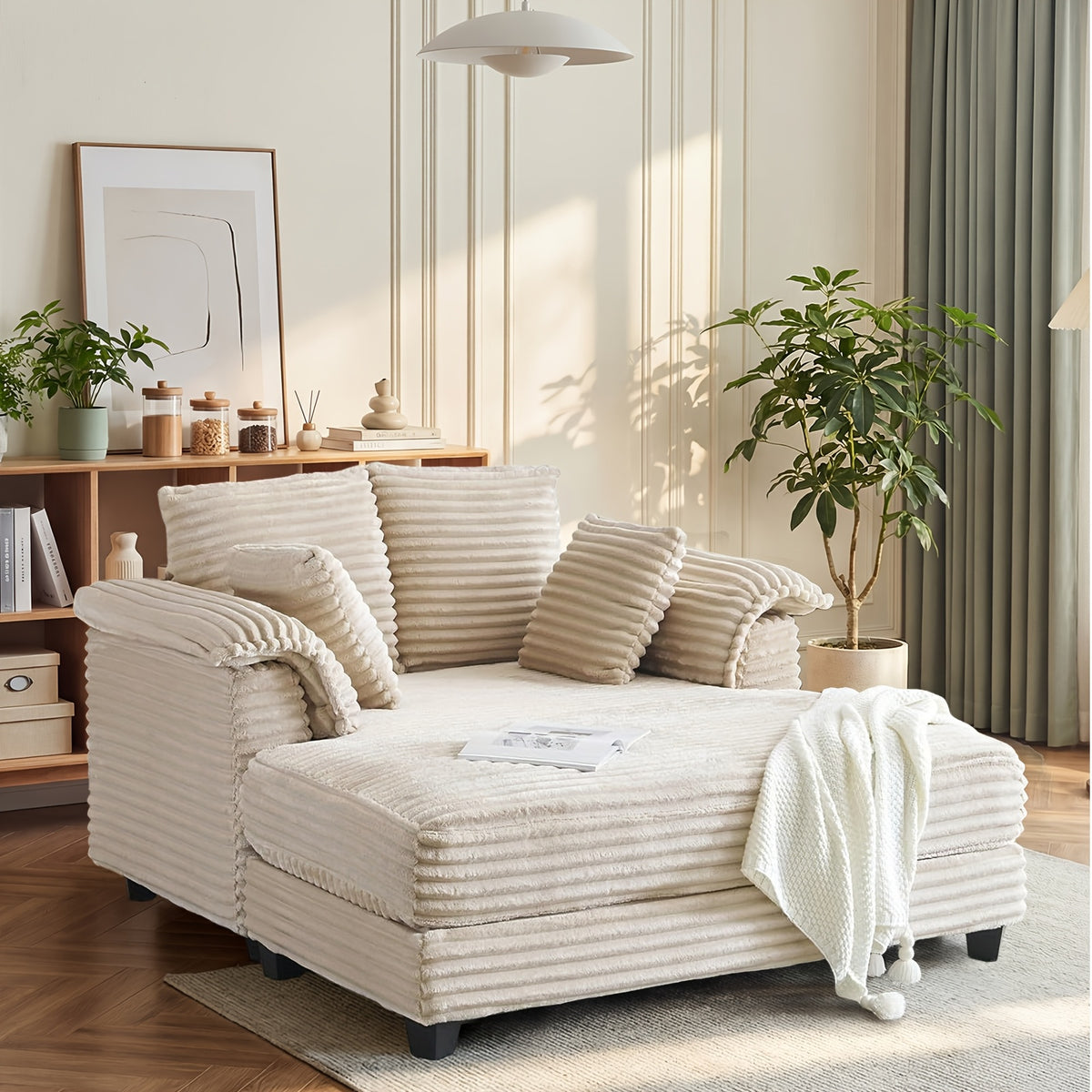56 oversized corduroy sofa bed recliner sleeper