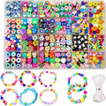 bracelet making kit fruit flower polymer clay beads mixed