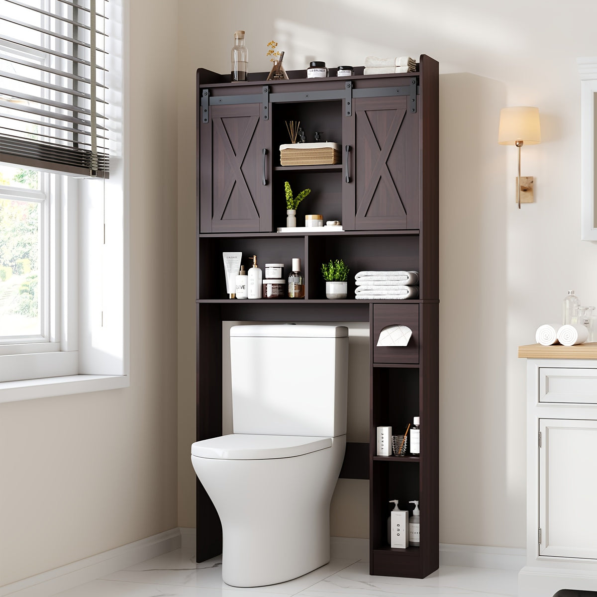 toilet storage cabinet toilet paper holder stand space