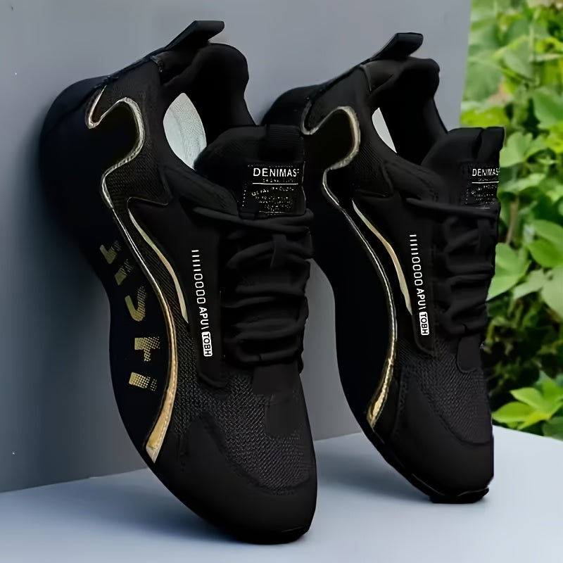 1 pair mens casual sports shoes round toe low