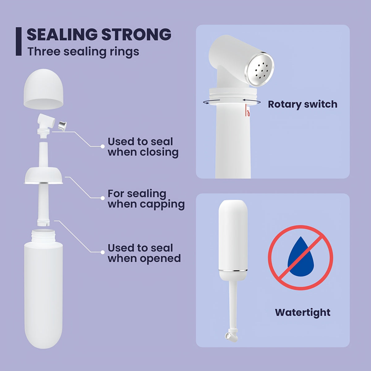 travel friendly handheld bidet 380ml leakproof portable