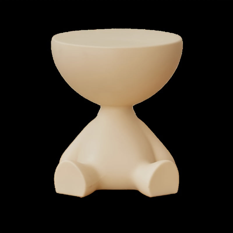 1pc modern creative bear shaped plastic bedside table