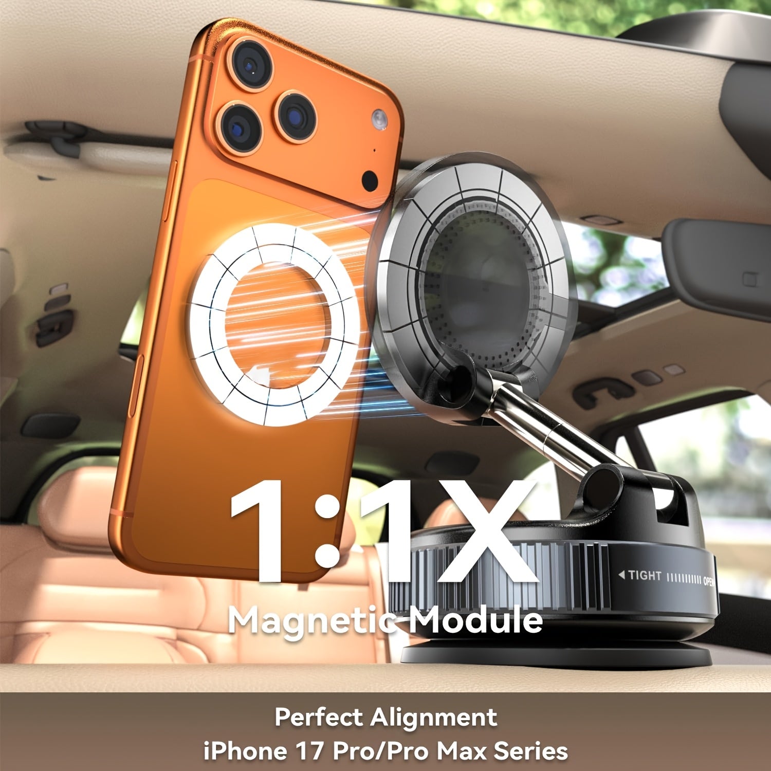 wireless car charger 15w magnetic fast charging car phone