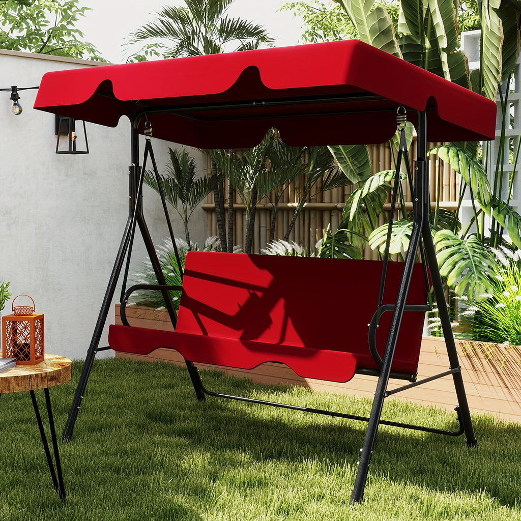 patio swing glider canopy heavy duty stand