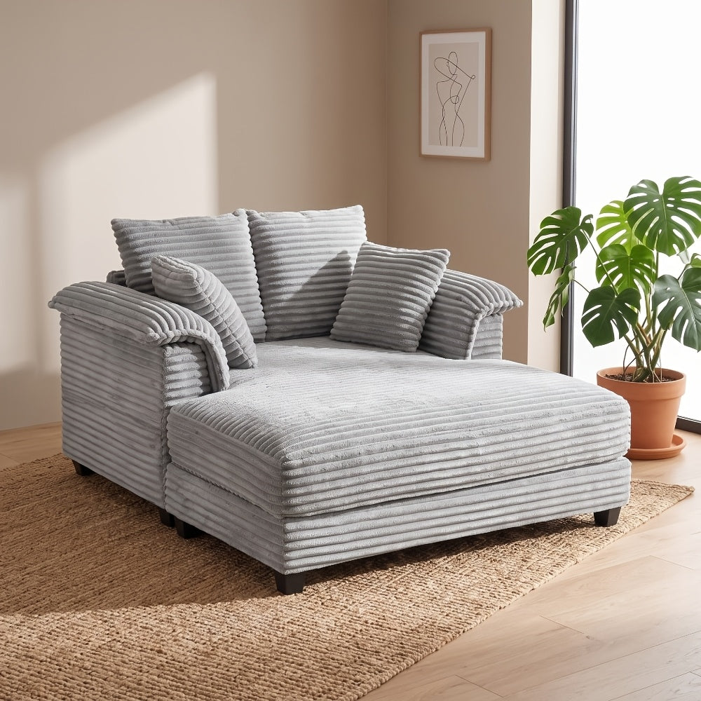 56 oversized corduroy sofa bed recliner sleeper