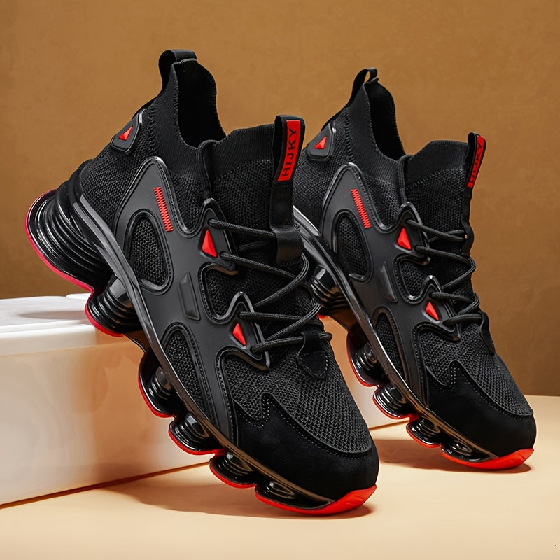 mens breathable low top sneakers running shoes