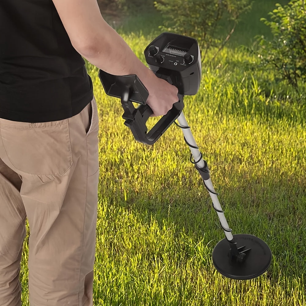 lcd metal detectors golden digger deep sensitive   coil