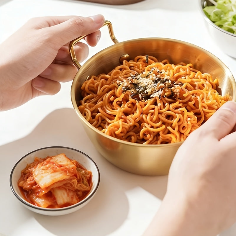1piece premium stainless steel noodle bowl