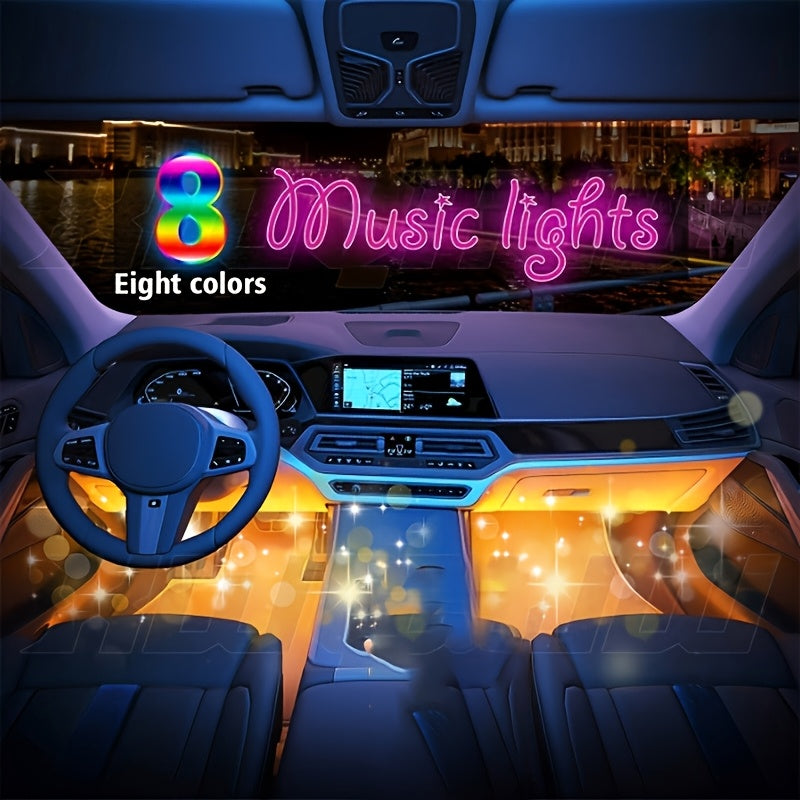 rgb car led light kit multi   usb powered diy