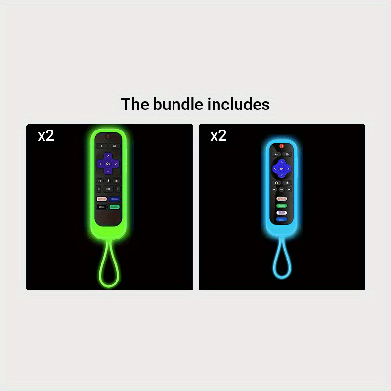 1pc glow in dark universal remote control cover case   tv