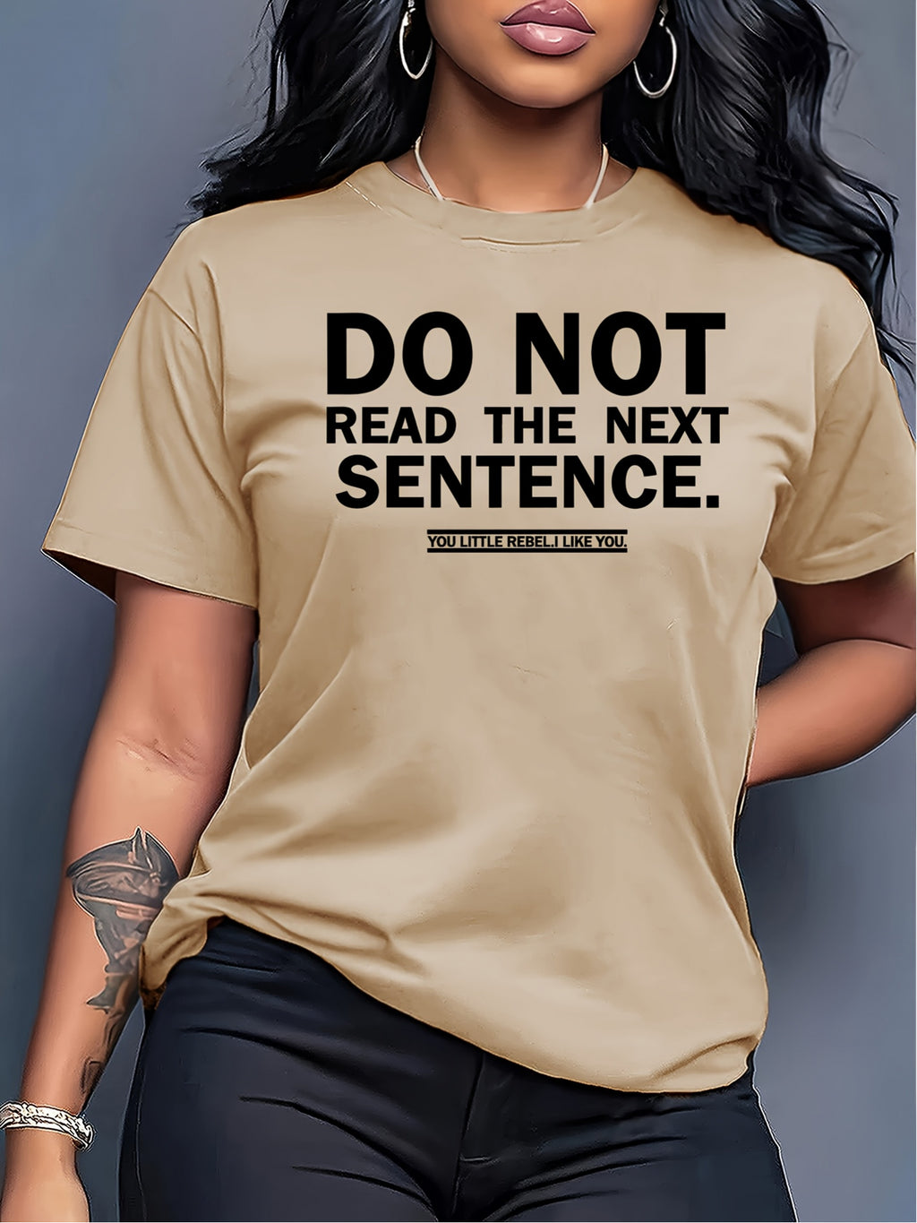 short sleeved womens shirt   not read next sentence