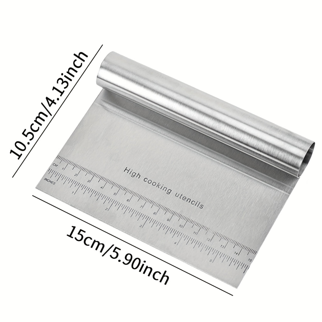 graduated thickened rust proof bread cutting dough slicer