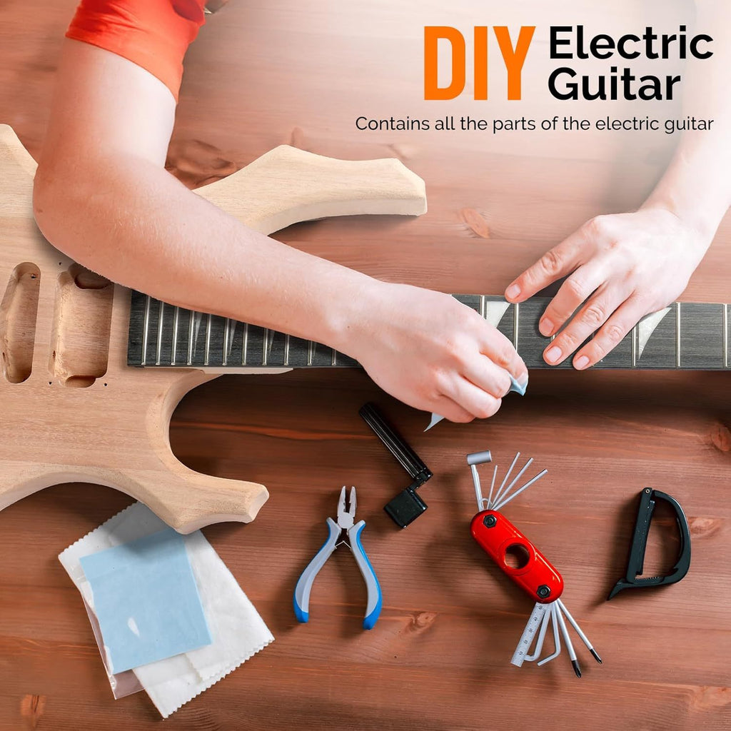 diy electric guitar kit 6 strings guitar kit